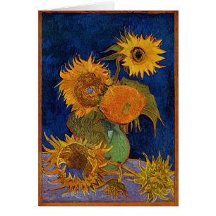 Van Gogh Six Sunflowers Floral Art GalleryHD