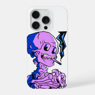 Van Gogh, Skeleton with a burning cigarette iPhone 15 Pro Case