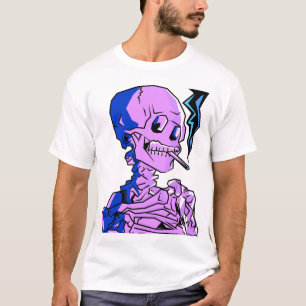 Van Gogh, Skeleton with a burning cigarette T-Shirt