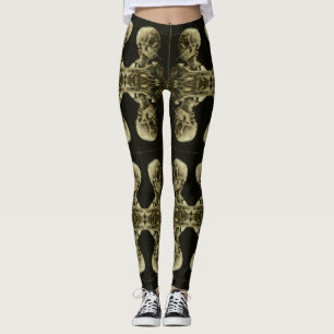 van gogh Skull Leggings