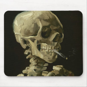 van gogh Skull Mouse Mat