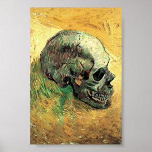Van Gogh Skull Painting Poster