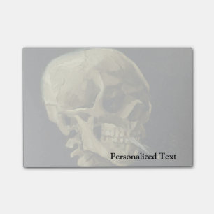 Van Gogh   Skull with Burning Cigarette   1886 Post-it Notes
