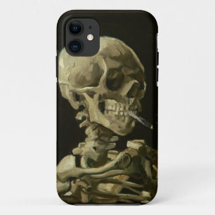 Van Gogh Skull with Burning Cigarette iPhone 11 Case