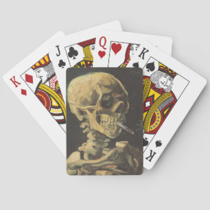 VAN GOGH - Skull with cigarette 1885 Playing Cards