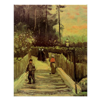 Van Gogh - Sloping Path in Montmarte