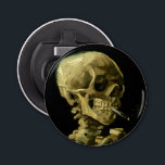 Van Gogh Smoking Skeleton Bottle Opener<br><div class="desc">Bottle Opener featuring Vincent van Gogh’s oil painting Skull of a Skeleton with Burning Cigarette (1885-86). A great gift for fans of Post-Impressionism and Dutch art!</div>