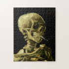 Van Gogh Smoking Skeleton