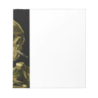 Van Gogh Smoking Skeleton