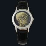 Van Gogh Smoking Skeleton Watch<br><div class="desc">Watch featuring Vincent van Gogh’s oil painting Skull of a Skeleton with Burning Cigarette (1885-86). A great gift for fans of Post-Impressionism and Dutch art!</div>