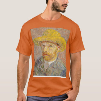 Van Gogh SPortrait with a Straw Hat T-Shirt