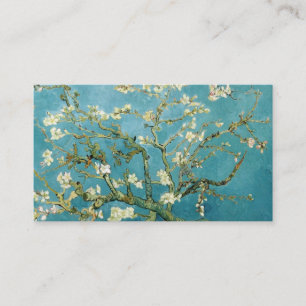 Van Gogh spring blossoms custom business cards