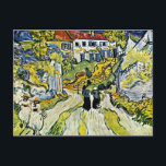 Van Gogh - Stairway at Auvers Postcard<br><div class="desc">Vincent Van Gogh painting,  Stairway at Auvers,  postcard.</div>