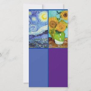 Van Gogh, Starry Night, Art Bookmark Card