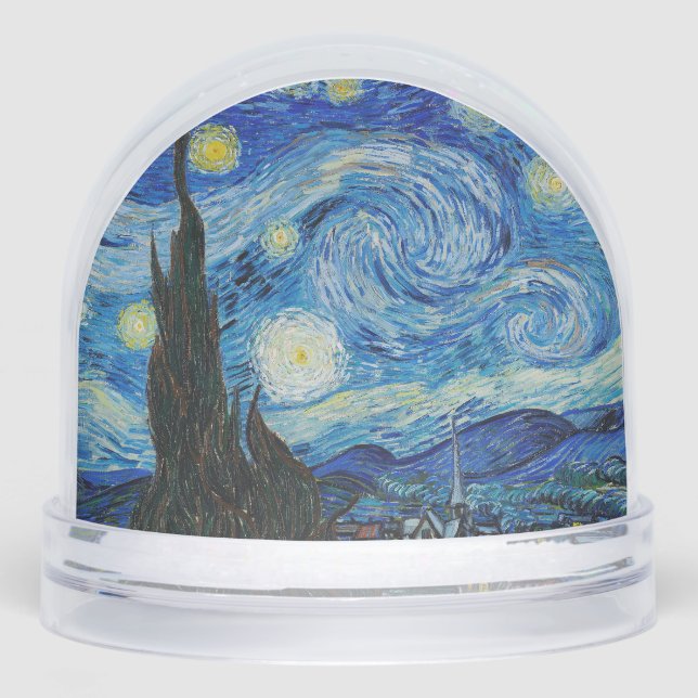 Van Gogh Starry Night Artwork – Christmas Limited  Snowglobe (Front)