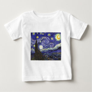 Van Gogh Starry Night Baby T-Shirt