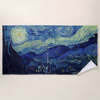 Van Gogh Starry Night Beach Towel