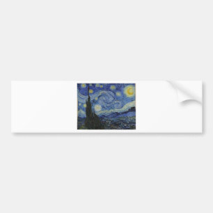 Van Gogh Starry Night Bumper Sticker