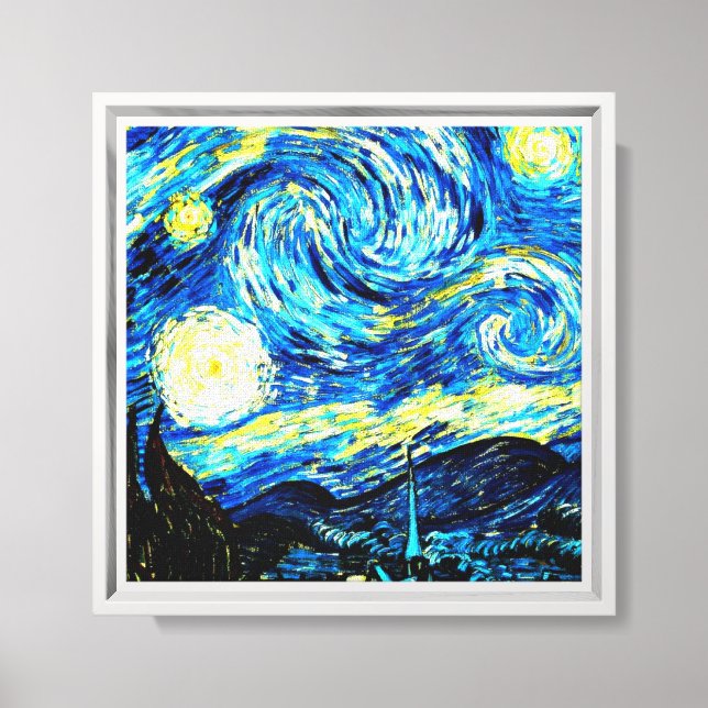 Van Gogh - Starry Night Canvas Print (Front)
