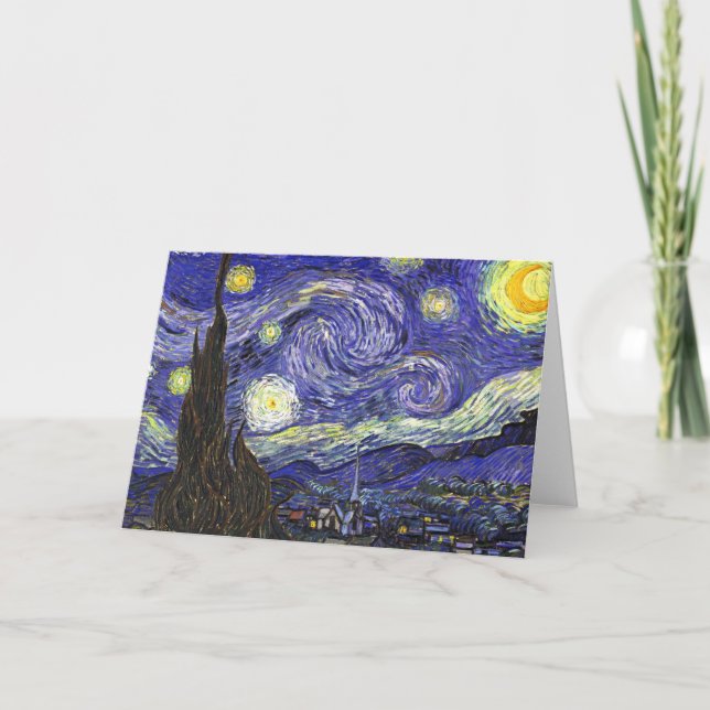 Van Gogh Starry Night Card (Front)