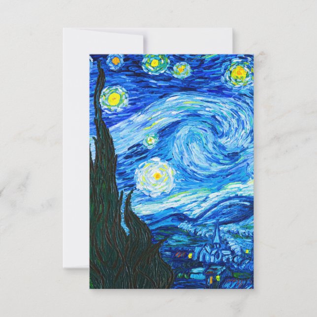 Van Gogh Starry Night Card (Front)