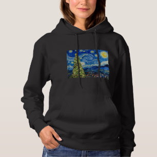 Van Gogh Starry Night - Christmas Tree Hoodie