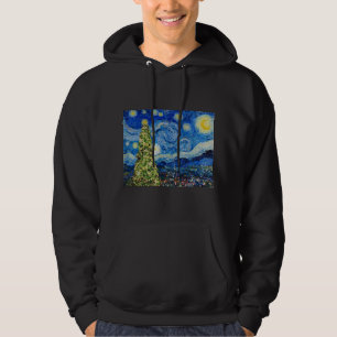 Van Gogh Starry Night - Christmas Tree Hoodie