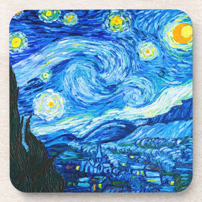 Van Gogh Starry Night Coaster (Front)