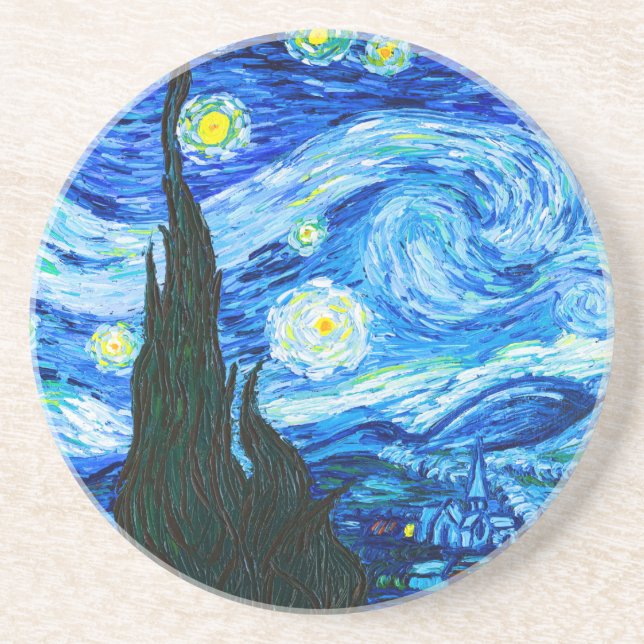 Van Gogh Starry Night Coaster (Front)