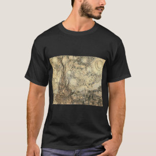 van gogh starry night drawing van gogh starry nig T-Shirt