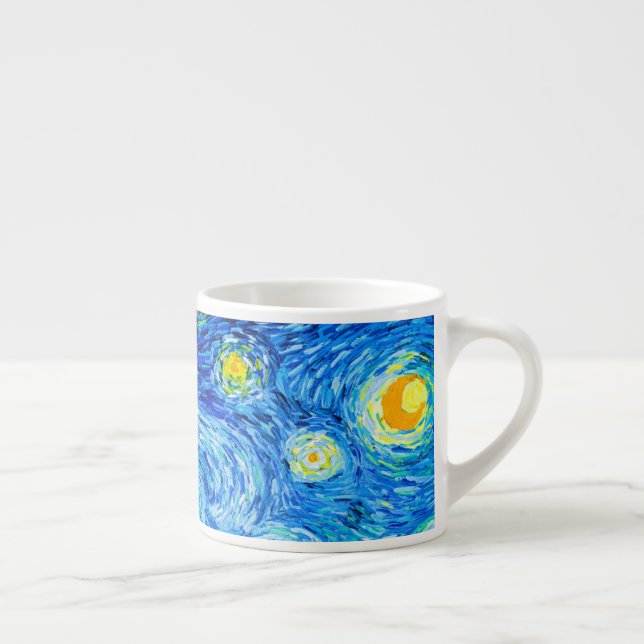 Van Gogh Starry Night Espresso Cup (Right)