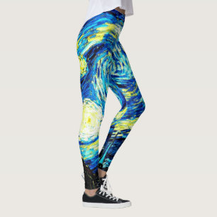 Van Gogh - Starry Night, famous painting Leggings