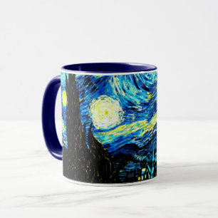 Van Gogh - Starry Night, famous painting, Mug