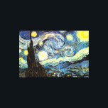 Van Gogh Starry Night Fine Art Canvas Print<br><div class="desc">Starry Night,  fine art by Vincent van Gogh.</div>