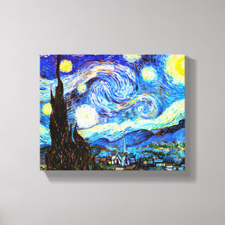 Van Gogh Starry Night Fine Art Canvas Print
