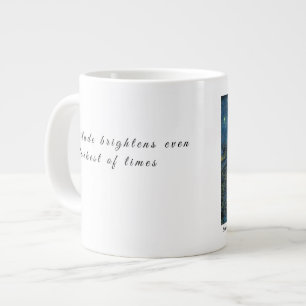 Van Gogh Starry Night Gratitude Artistic Uplifting Large Coffee Mug