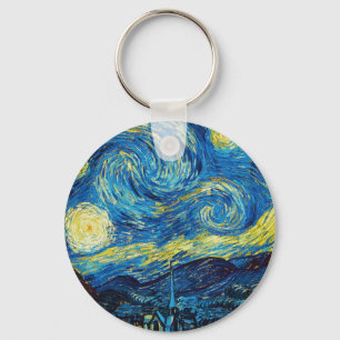 Van Gogh Starry Night Key Chain