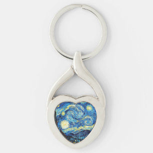 Van Gogh - Starry Night Key Ring