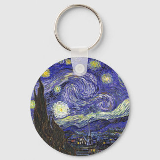 Van Gogh Starry Night Key Ring