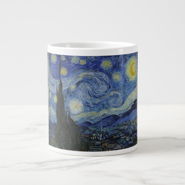 Van Gogh Starry Night Large Coffee Mug (Front)