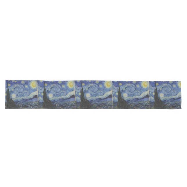 Van Gogh Starry Night Long Table Runner (Horizontal)