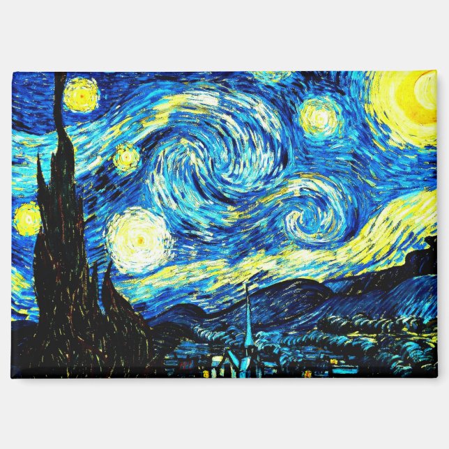 Van Gogh - Starry Night Magnet (Front)