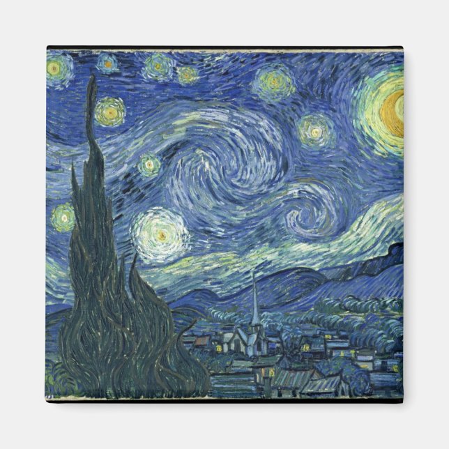 Van  Gogh Starry Night Magnet (Front)