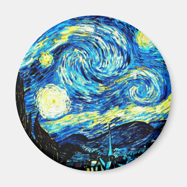 Van Gogh - Starry Night Magnet (Front)