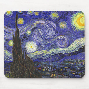 Van Gogh Starry Night Mouse Mat