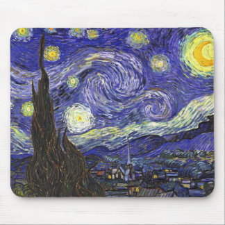 Van Gogh Starry Night Mouse Mat