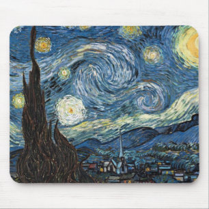 Van Gogh Starry Night Mouse Mat