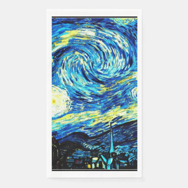 Van Gogh - Starry Night Napkin (Front)