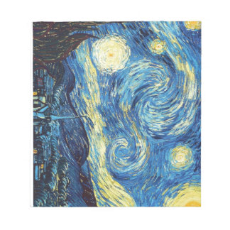 Van Gogh Starry Night Notepad ( 40 pages)