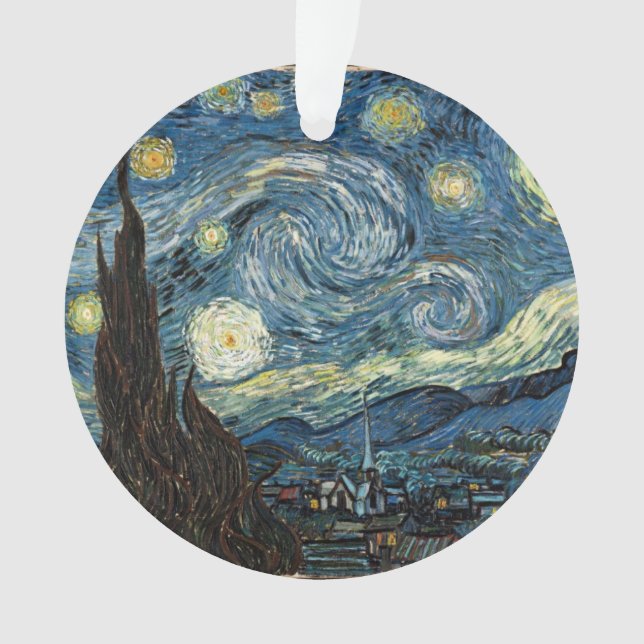 Van Gogh Starry Night Ornament (Front)